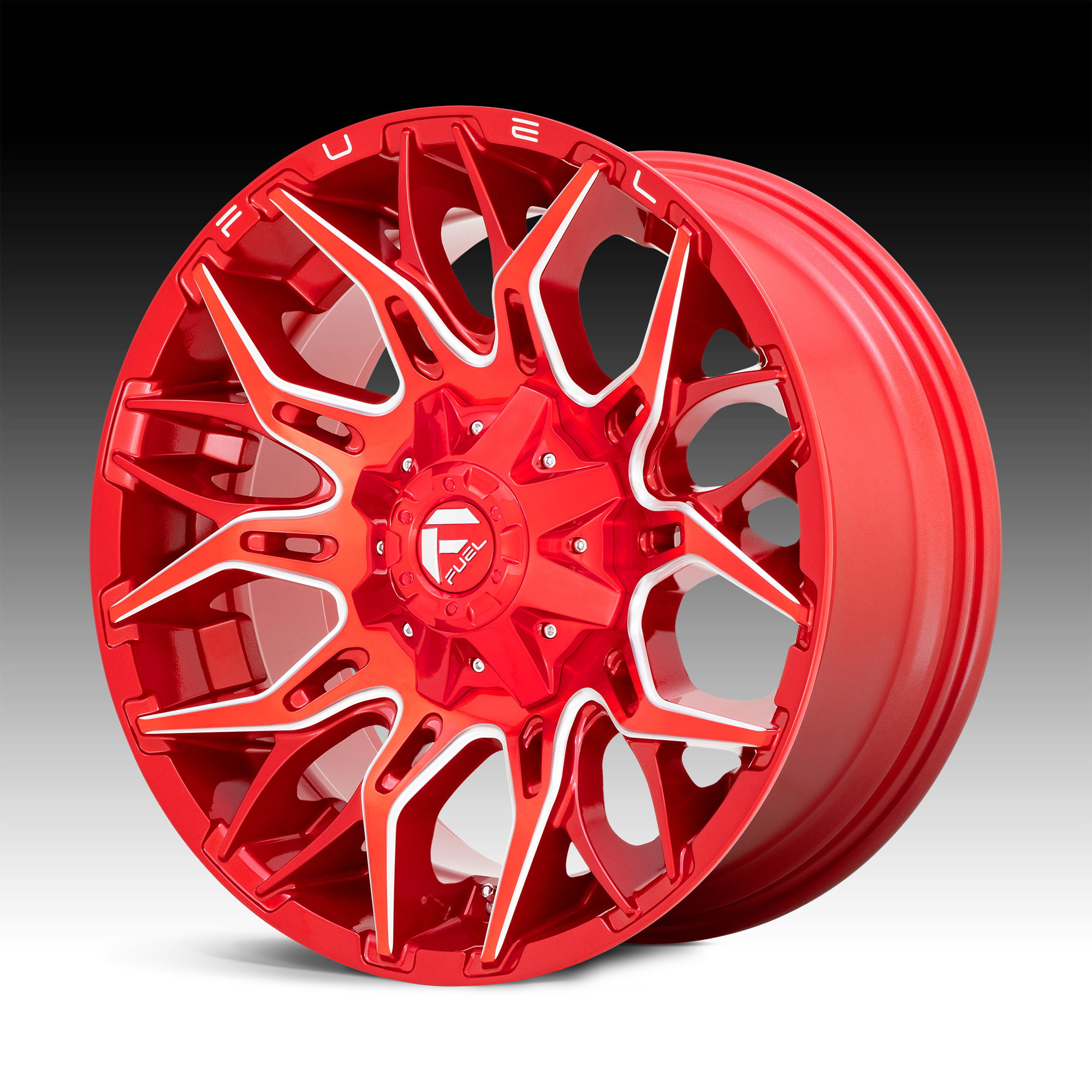 Fuel D771 Twitch Candy Red Milled 20x10 8x6 5 18mm D77120008247 194933112906 Ebay